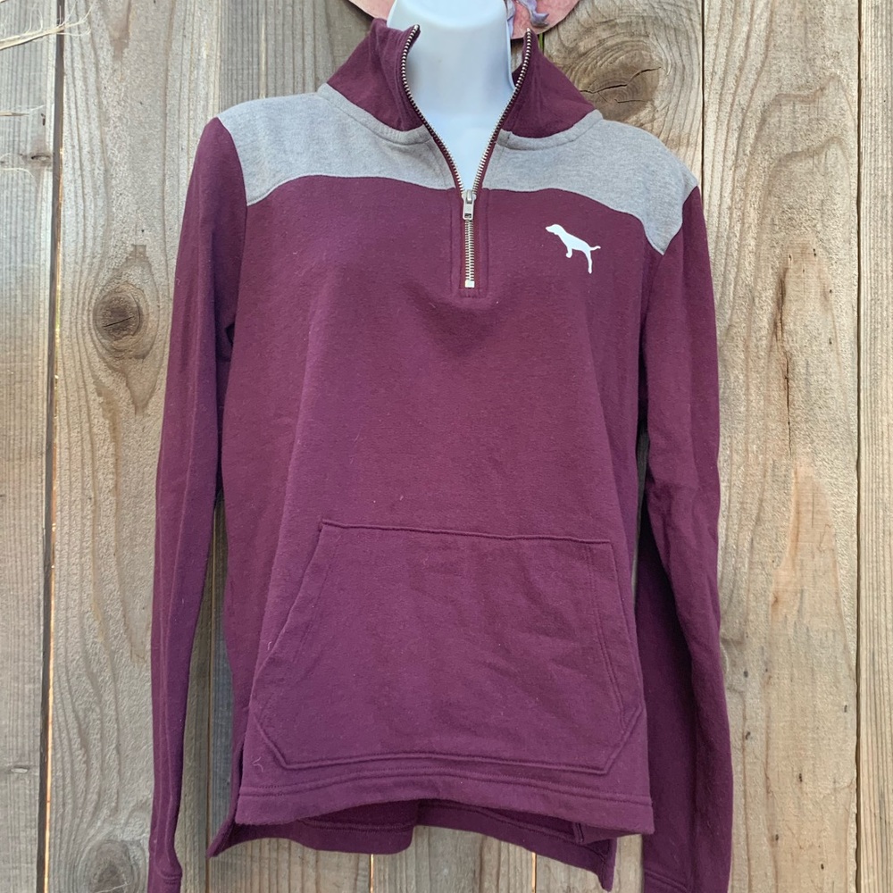 Victoria’s Secret PINK Quarter zip pullover
